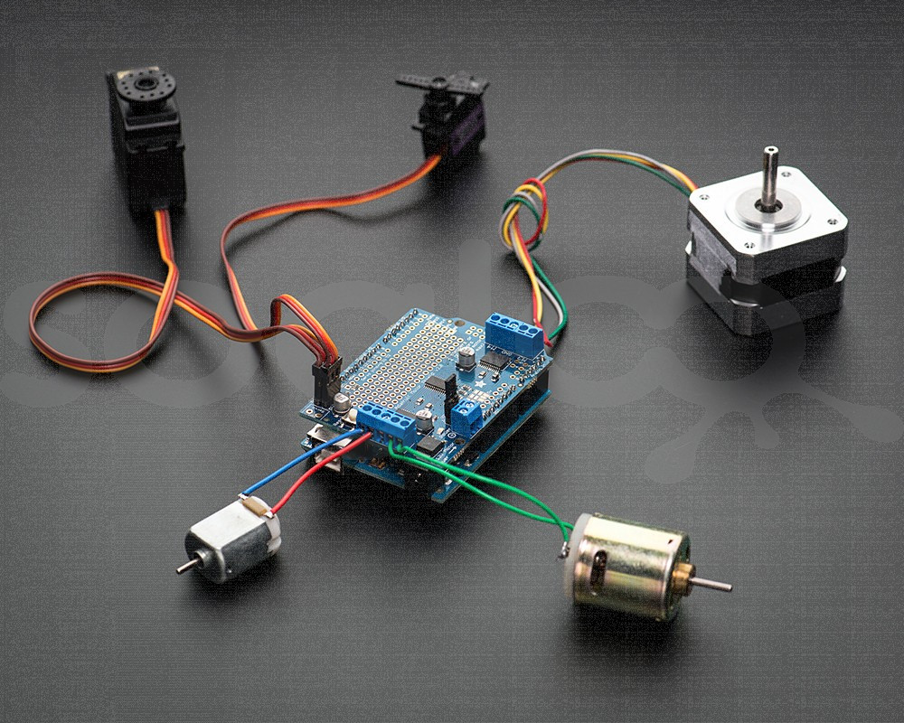 Shield kit per Arduino (motori, stepper e servomotori)