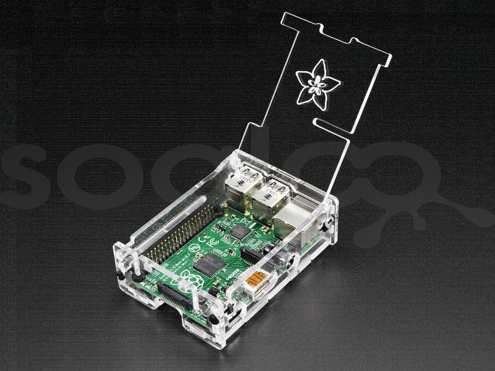 Contenitore per Raspberry Pi Model B+/ PI 2 trasparente