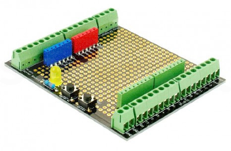 Proto Screw Shield-Assemblato (Arduino Compatibile)