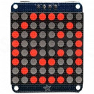 Matrice LED rossi 8x8 con basetta I2C da 1.2"